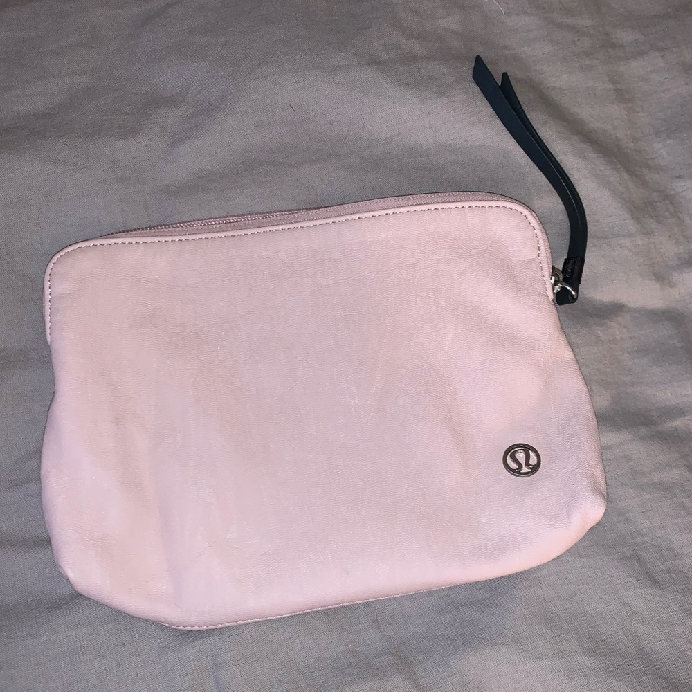 Lululemon Leather Pouch